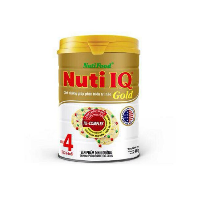 Sữa Nuti IQ Gold Step 4 900g (2-6 tuổi)