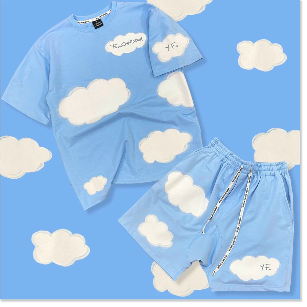 ĐỒ BỘ NAM NỮ IN HÌNH ĐÁM MÂY CHẤT THUN COTTON CO GIÃN BỐN CHIỀU MẶC MÁT FORM RỘNG THOẢI MÁI VẬN ĐỘNG TRẺ TRUNG NĂNG ĐỘNG | BigBuy360 - bigbuy360.vn