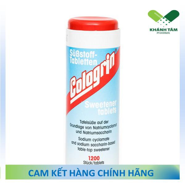 ! Đường viên Cologrin Sweetener Tablets (Chai 1200 viên) - Đường ăn kiêng, tiểu đường