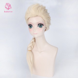 Tóc Giả Tết Bím Vàng Hóa Trang Công Chúa Elsa