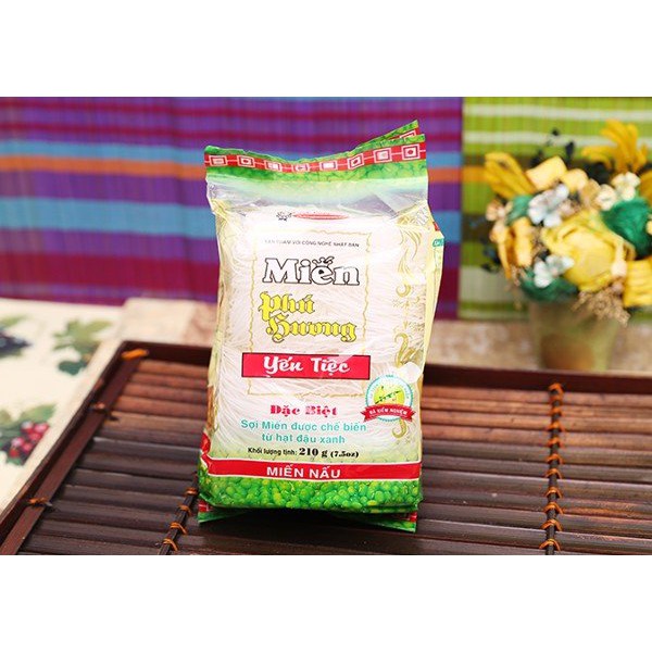 Miến Đậu Xanh Yến Tiệc Phú Hương Vina Acecook Gói 210gr
