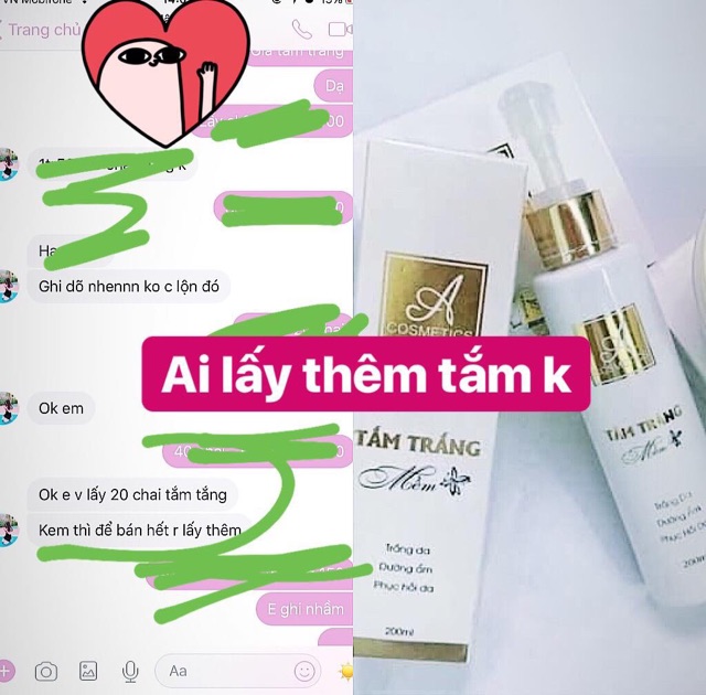 Tắm trắng A Cosmetics