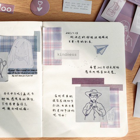 Bộ 40 Sticker phong cách Nitro hiện đại (SB05)