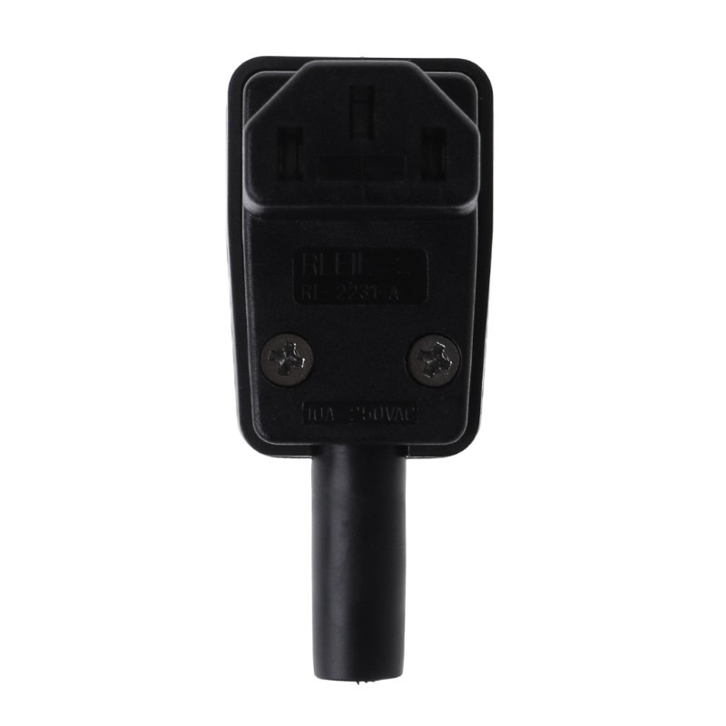 Đầu Nối Dây Cáp Nguồn 90 Độ Iec 320 C13 Ac 10a 250v