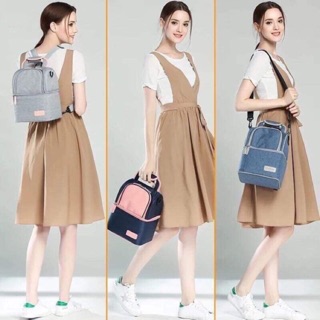 Balo bỉm sữa vcool chống thấm siêu xinh và tiện lợi balo tiện ích balo thông minh balo giữ nhiệt