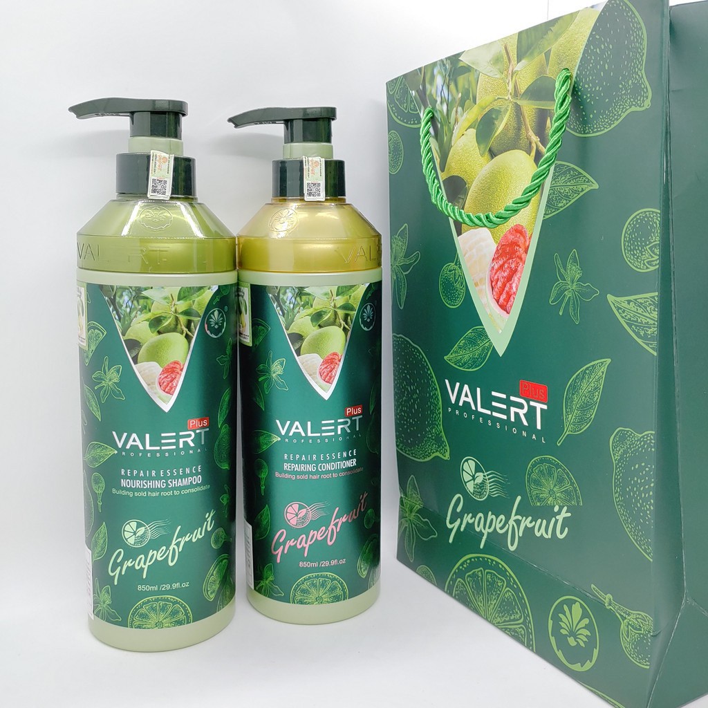 CẶP GỘI XẢ BƯỞI Grapefruit Valert kích Thích Mọc Tóc, Nuôi Dưỡng Chống Rụng Tóc 2021