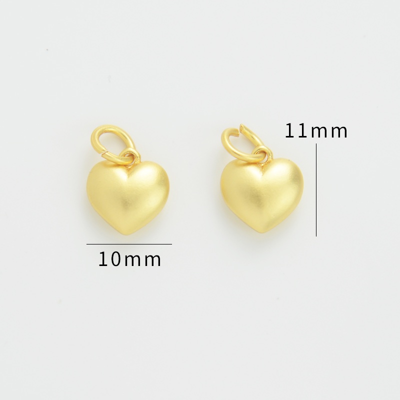 Mặt Dây Chuyền Hình Trái Tim Bằng Vàng Cát diy