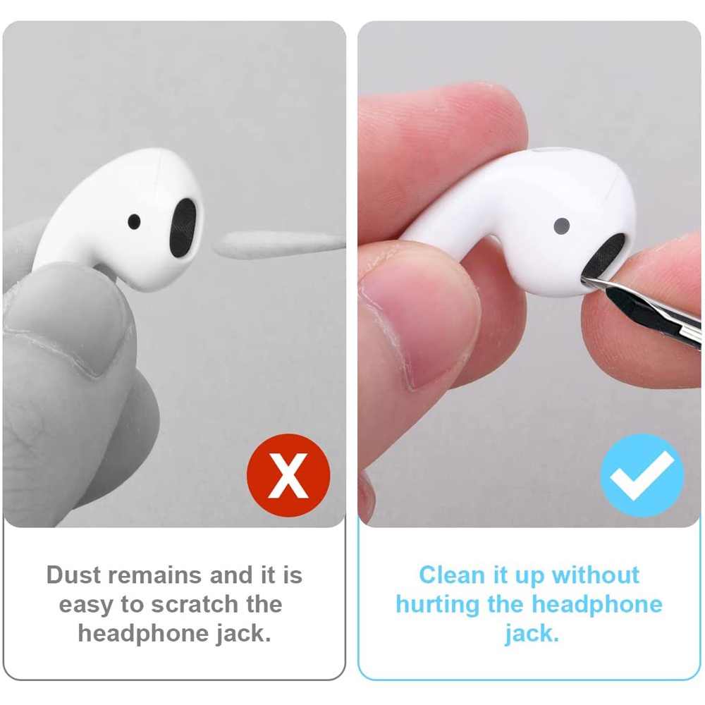 [Mới] Bút Làm Sạch Tai Nghe Bluetooth / Ống Kính Máy Ảnh / Điện Thoại Đa Năng Chống Tắc Nghẽn