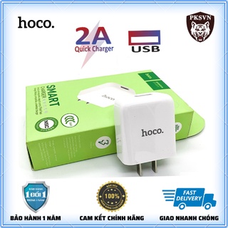Củ Sạc Hoco C49 - Cốc Sạc 2A Chân Cắm US-Tiêu Chuẩn 3C - Bảo Hành Chính Hãng 12 Tháng