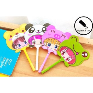 Bút quạt bi xanh cute