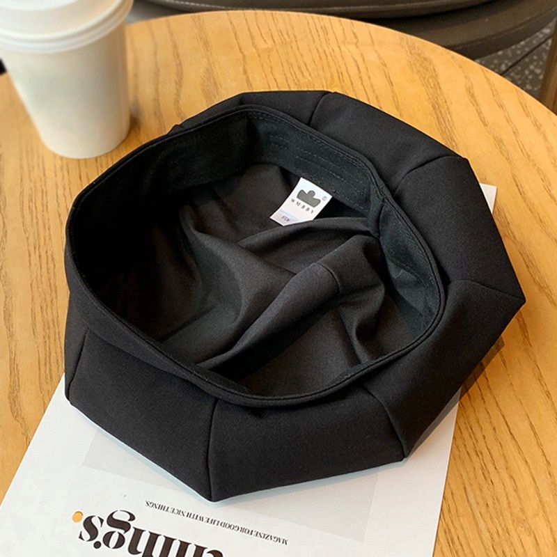 Mũ Beret In Chữ Phong Cách Retro