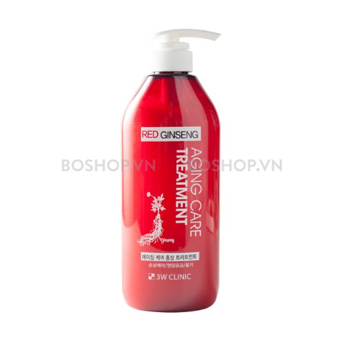 DẦU XẢ 3W CLINIC RED GINGENG AGING CARE 500ML CHÍNH HÃNG - 5724