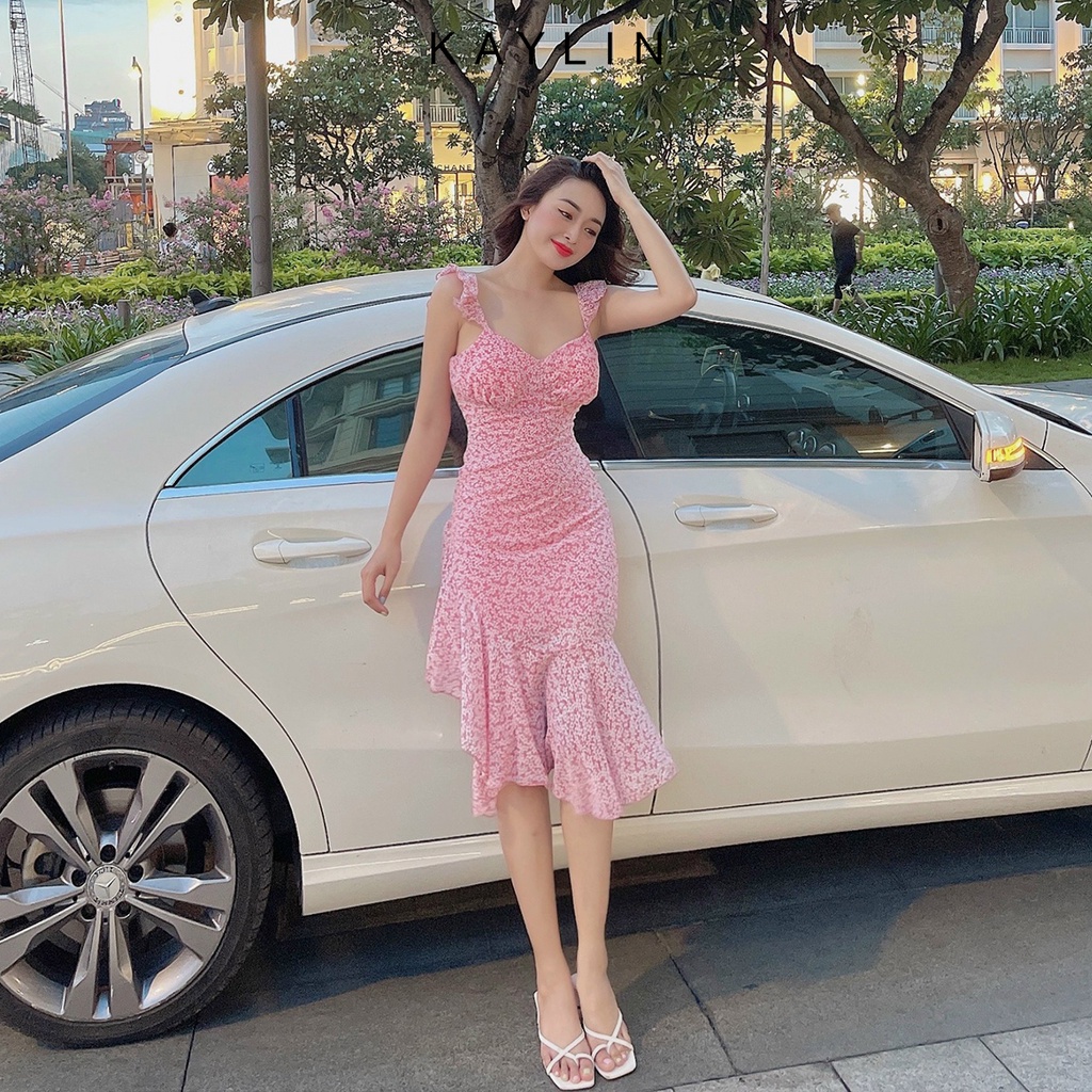 Đầm đuôi cá xếp ly xòe thời trang N1535 - KAYLIN