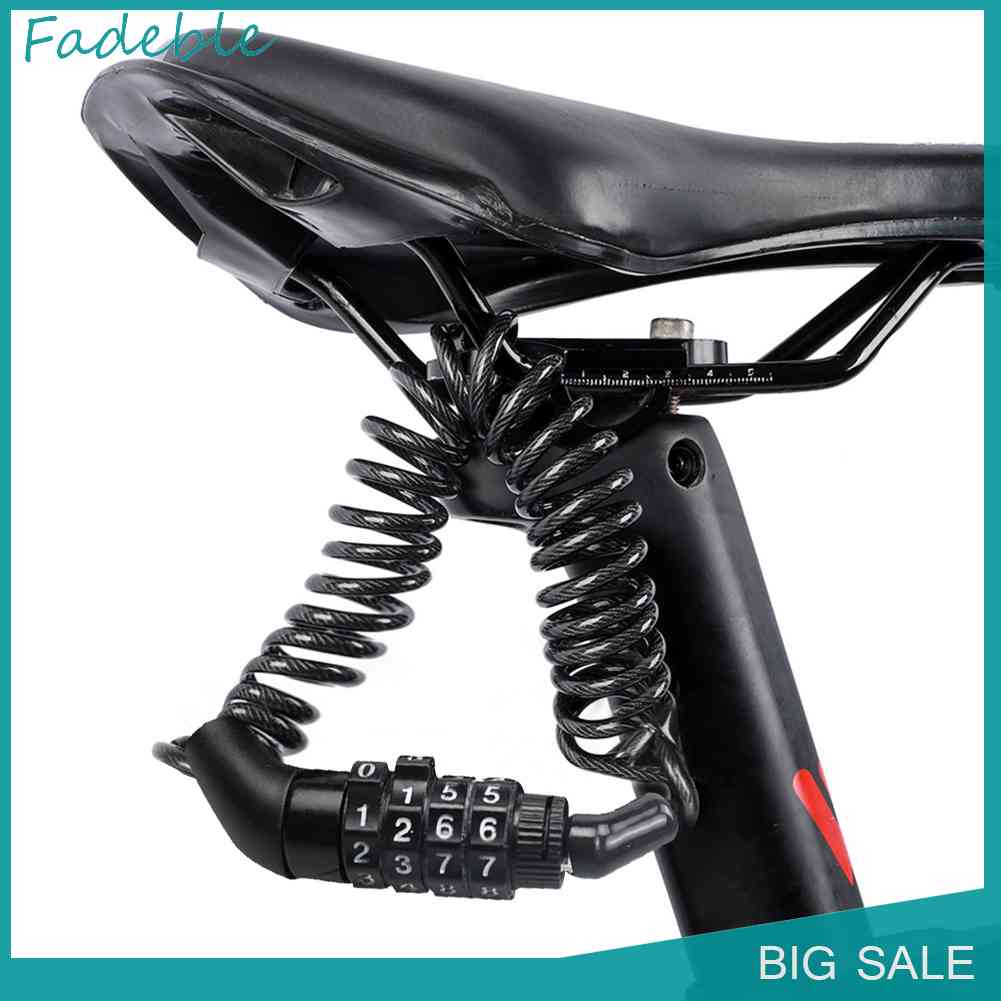 Dây Khóa Mũ Bảo Hiểm Chống Trộm 4 Số An Toàn Dành Cho Xe Đạp Leo Núi