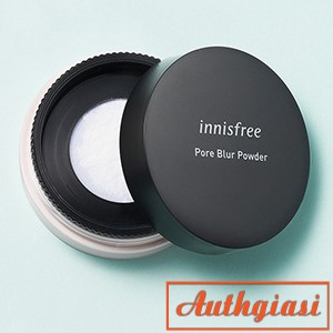 Phấn bột kiềm dầu trắng hồng Innisfree Pore Blur Powder (Mẫu mới 2019)