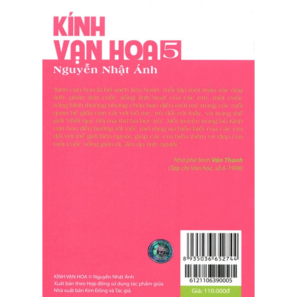 Sách-Kính vạn hoa (Bộ dày 9 tập) Tập 5