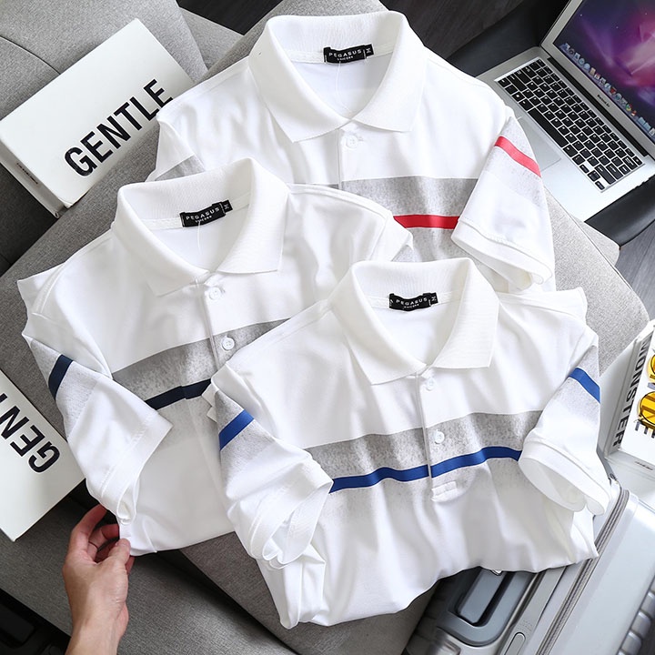 Áo polo cổ bẻ cao cấp, Áo polo 3 màu đơn giản, Áo polo Pega - áo polo đi làm - áo polo đi chơi | BigBuy360 - bigbuy360.vn