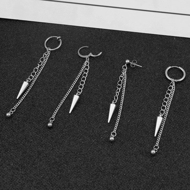 Bông tai chất liệu đồng dáng dài độc đáo