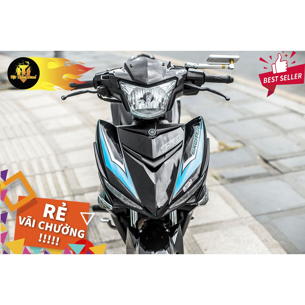 Tem Trùm Exciter Mx King Xanh Đen 150 Hot Nhất