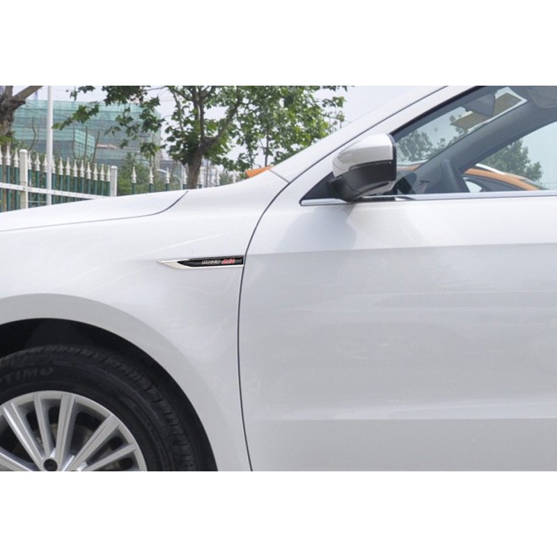 Decal nhôm dán thanh chắn bùn cho xe hơi Honda