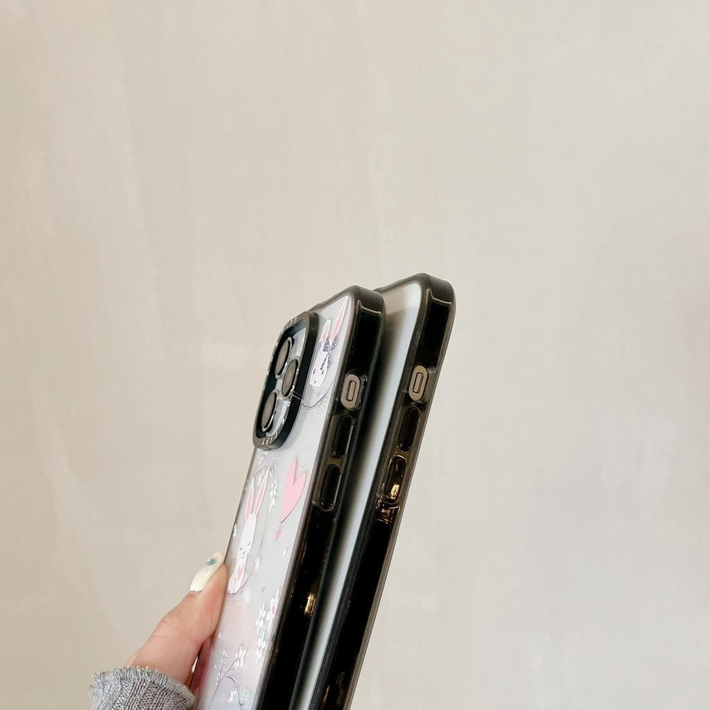 Ốp Điện Thoại Chống Sốc Họa Tiết Động Vật Hoạt Hình Dễ Thương Cho iPhone 14Promax 14Pro 14 13 12 11