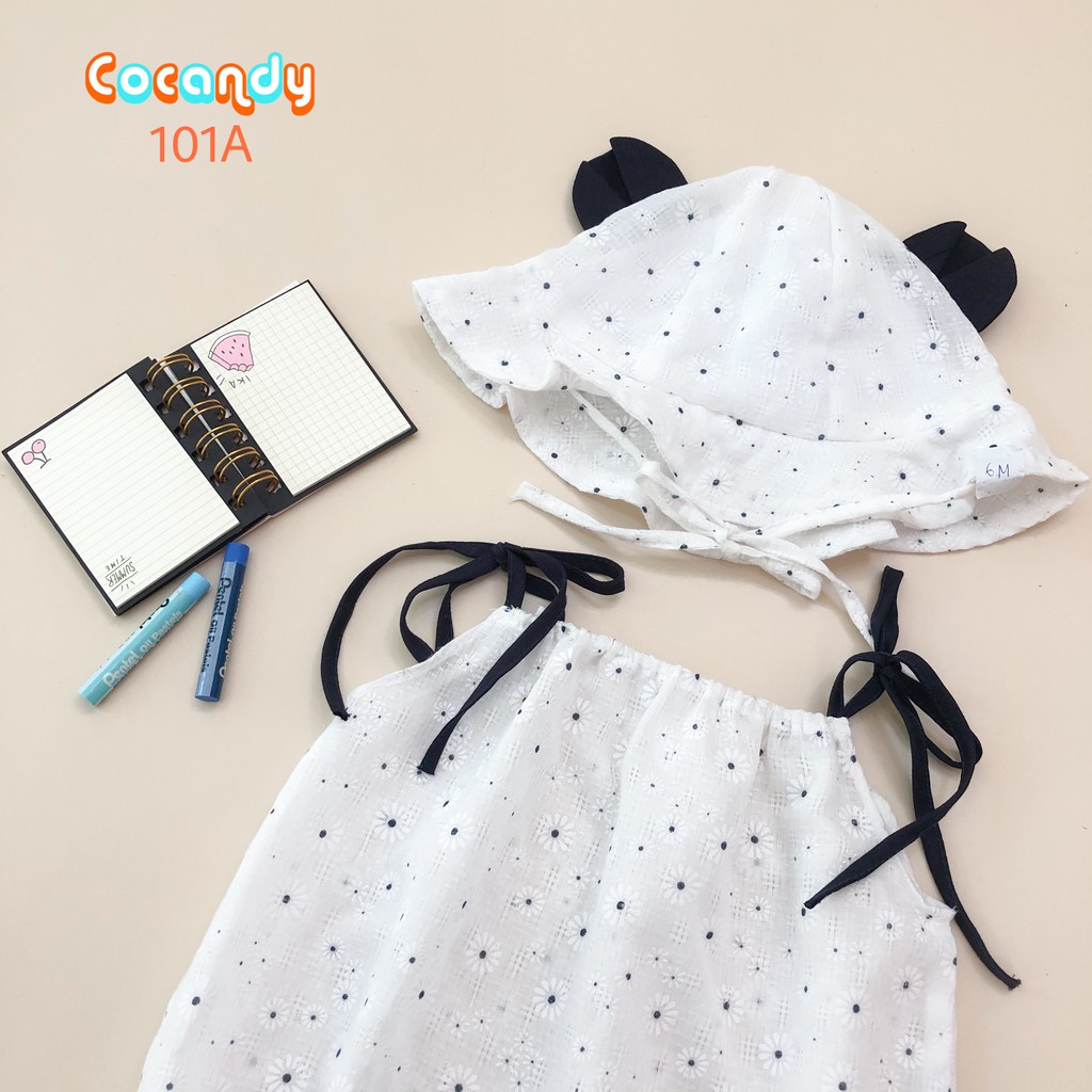 [Cocandy Official Store] Set bodysuit họa tiết hoa nhí cho bé