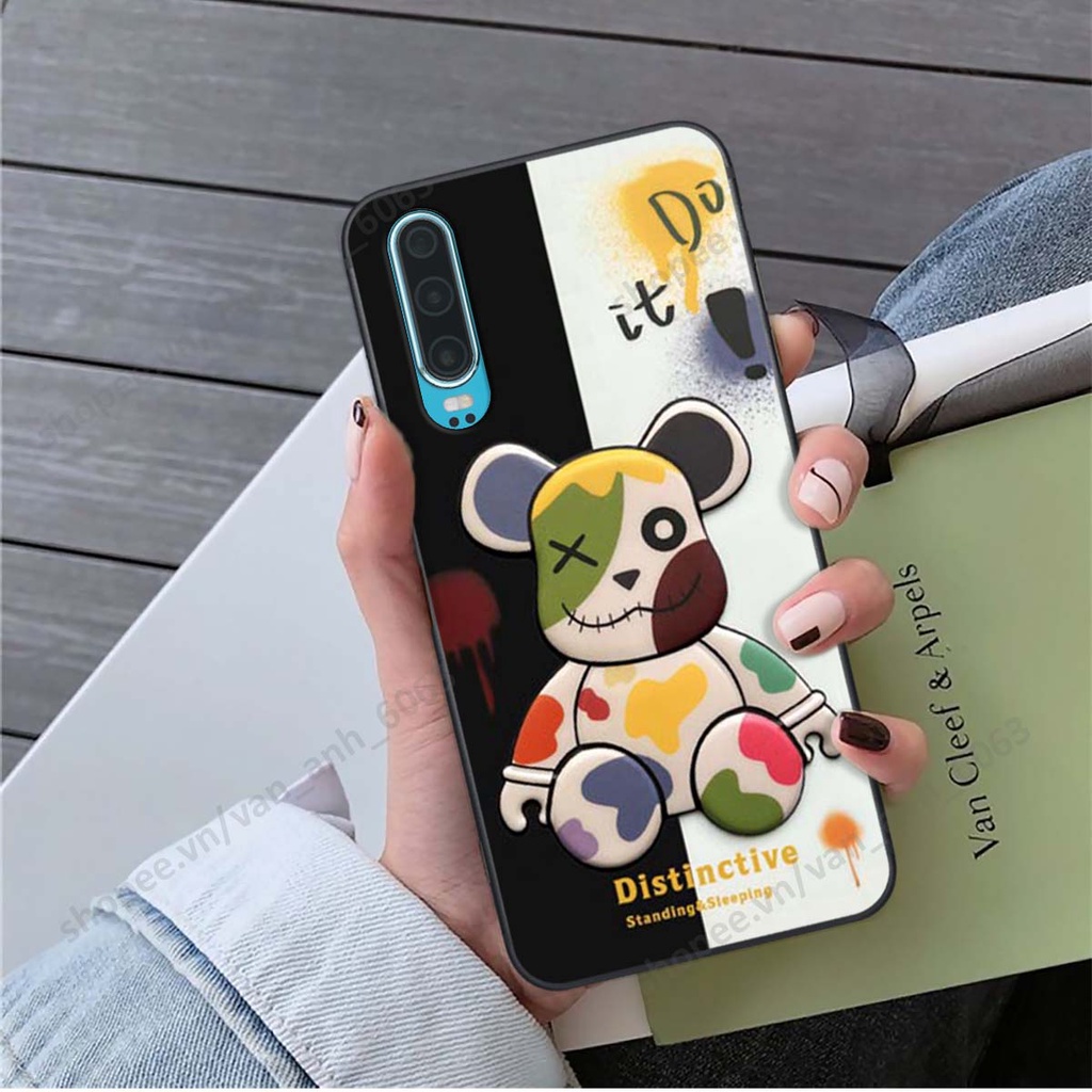 Ốp lưng Huawei P30 / P30 Pro hình kaws, bear brick, venom thời trang siêu ngầu