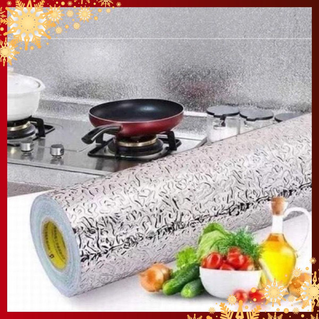 Giấy bạc dán bếp chống dầu mỡ dài 3mx60cm