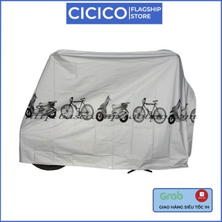  Bạt phủ xe máy- trùm kín che mưa chống thấm,chống nắng hiệu quả