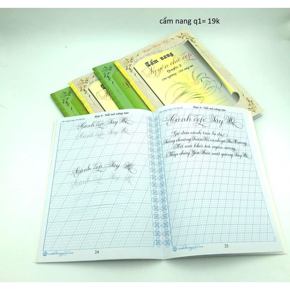 Bộ cẩm nang luyện chữ