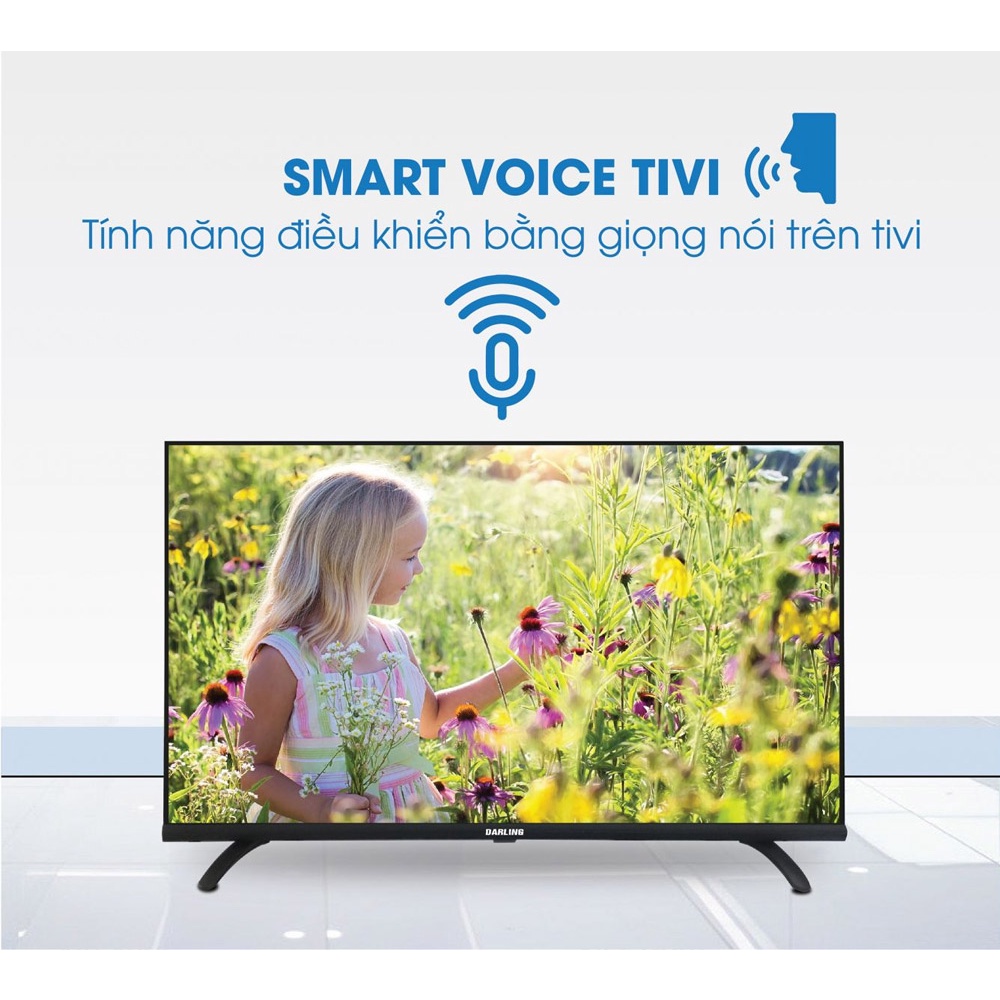 Smart Voice Tivi Darling 43 inch Full HD 43FH964V Android 11, Điều khiển giọng nói, DVB-T2, Wifi - Hàng Chính Hãng