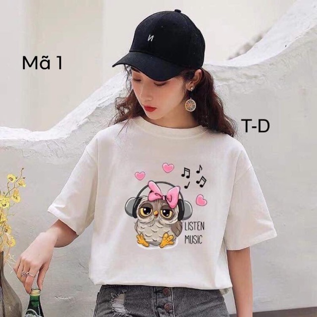 Áo thun nữ mèo in 3D siêu hót - TĐ