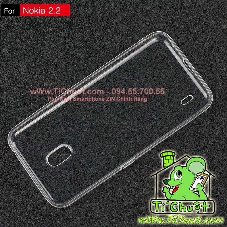 Ốp lưng Nokia 2.2 Dada Dẻo Trong suốt