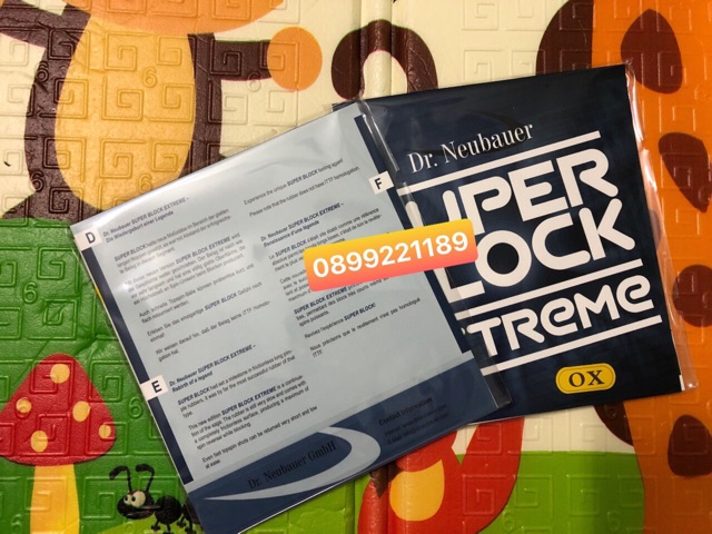 Mặt vợt bóng bàn gai Super Block Extreme