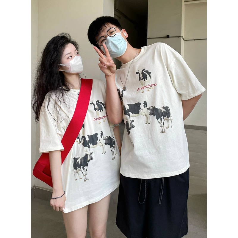 NRVP Áo Thun Tay Ngắn Cổ Tròn Thời Trang Mùa Hè Phong Cách Hàn Quốc