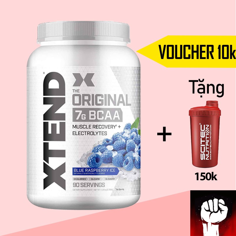 [Mã 11FMCGSALE1 giảm 10% đơn 250K] BCAA | Xtend Bcaa 90 Lần Dùng [Kèm Quà] Phục Hồi Cơ - Chính Hãng - Muscle Fitness