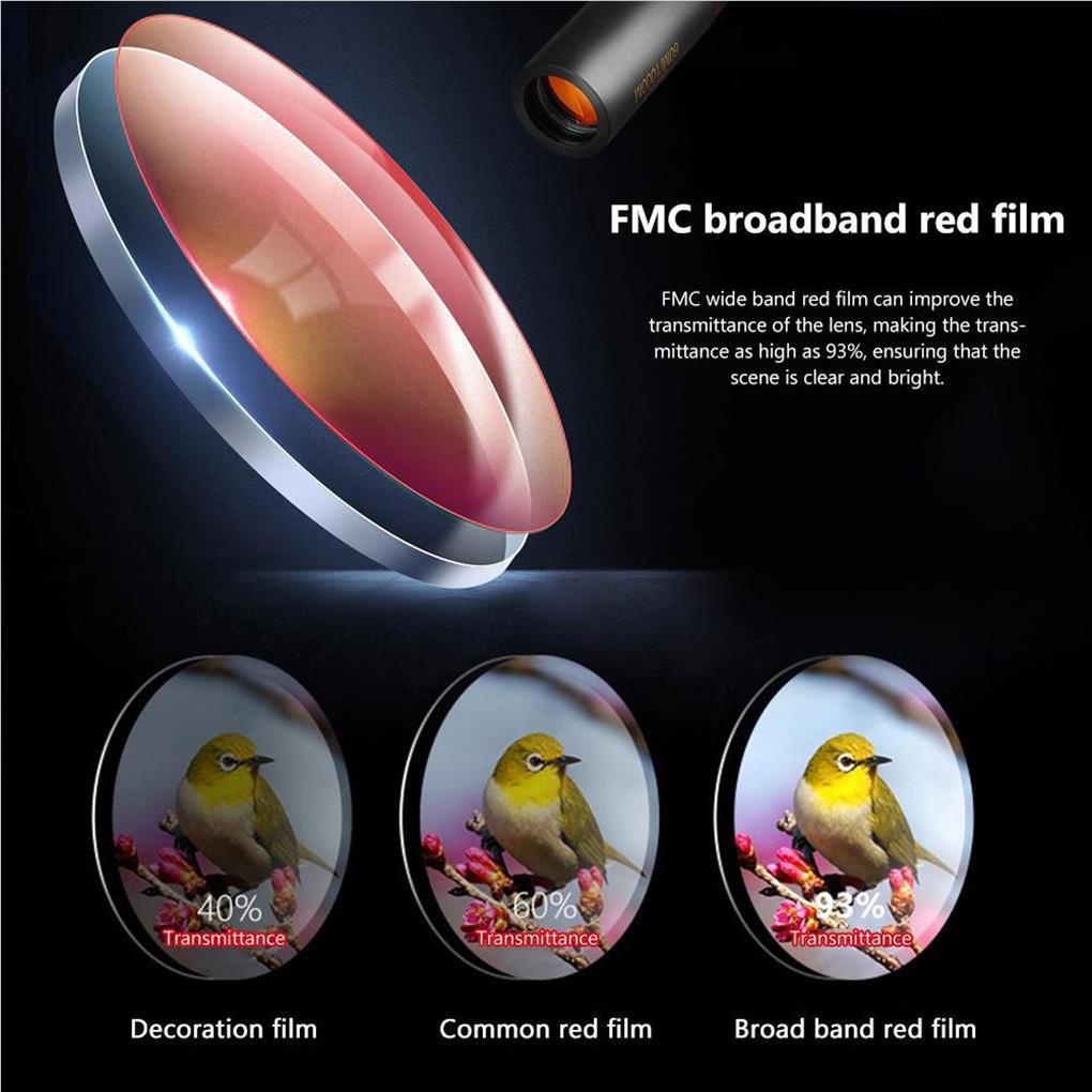 Ống Nhòm Mini Độ Nét Cao Chống Mài Mòn Có Thể Điều Chỉnh Dành Cho Cắm Trại Ngoài Trời