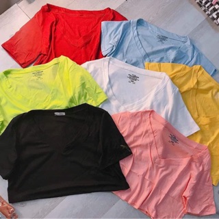 ÁO THUN GIẤY CROPTOP CỔ TIM TRƠN