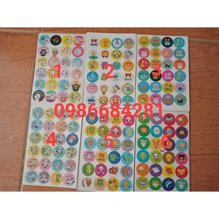 Sticker mẫu mới đẹp (1 túi 10 tấm)