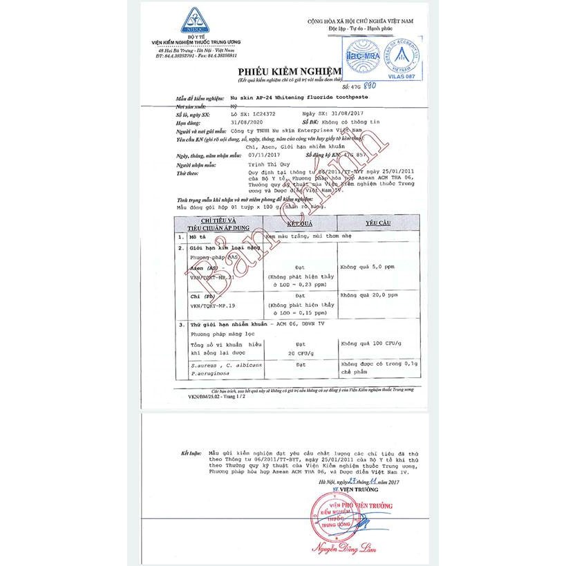 Kem Đánh Răng AP24 Chính Hảng NuSkin