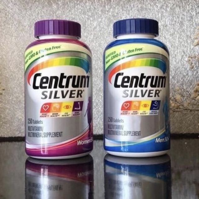Centrum Silver Men _ Women 50+ chai 275 viên
