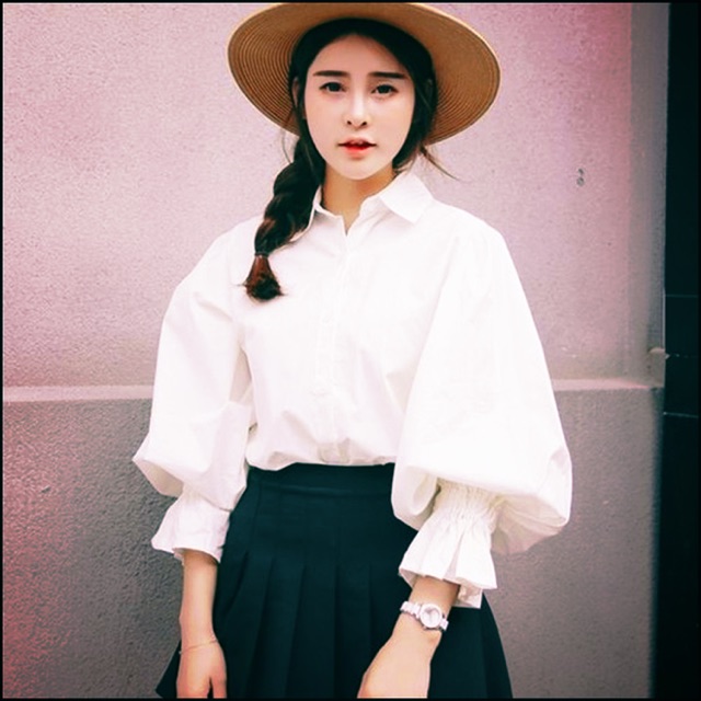 820 Sơ mi tay bồng