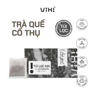 Trà Quế Cổ Thụ Vixi Trà Đen Túi Lọc Tiện Lợi 2gr X 20 Túi