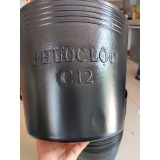 Chậu nhựa đen 33cmx27cm