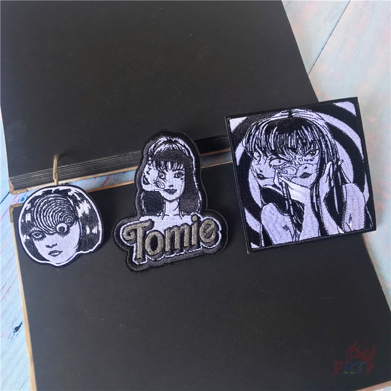 ☸ Sticker Ủi Thêu Hình Truyện Tranh Kinh Dị Tomie Uzumaki ☸ 1 Sticker Ủi Thêu Hình Manga