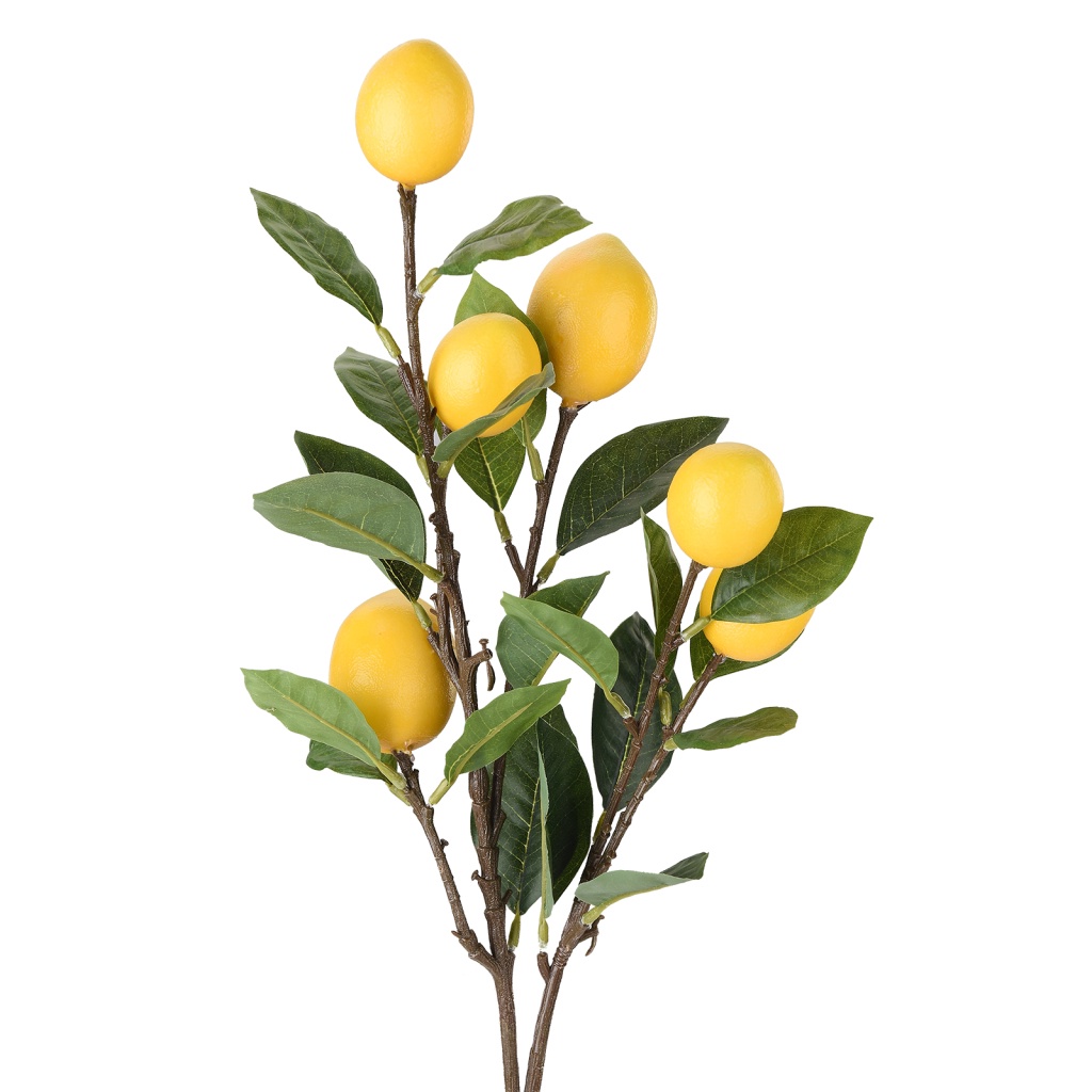 1 Nhánh Chanh Nhân Tạo Bằng Xốp Nhựa 67cm Trang Trí Nhà Cửa / Văn Phòng / Tiệc Tùng