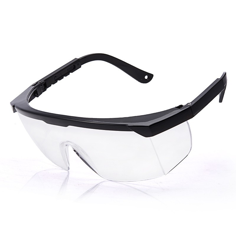 Kính bảo hộ mắt vuông trắng G650, chống văng bắn vi khuẩn, chống tia UV, đi đường, đi ban đêm