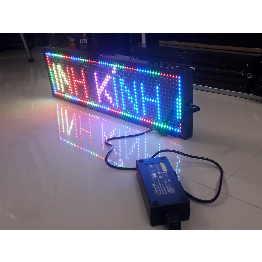 Bảng quảng cáo chạy chữ led ma trận full màu