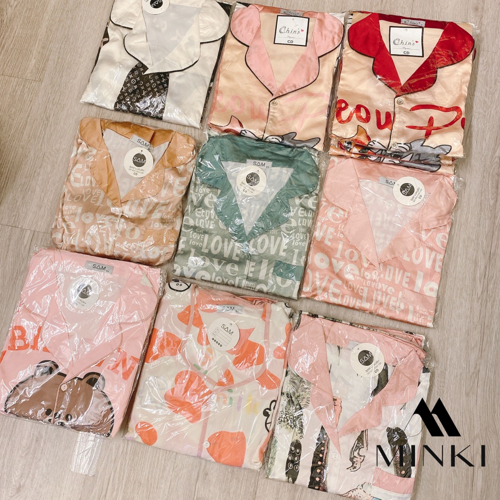 [NGỦ CAO CẤP] BỘ PYJAMA HỌA TIẾT CHỮ CÁI SIÊU ĐỘC - CHẤT LIỆU LATIN CAO CẤP - PHIÊN BẢN ĐÁNG YÊU