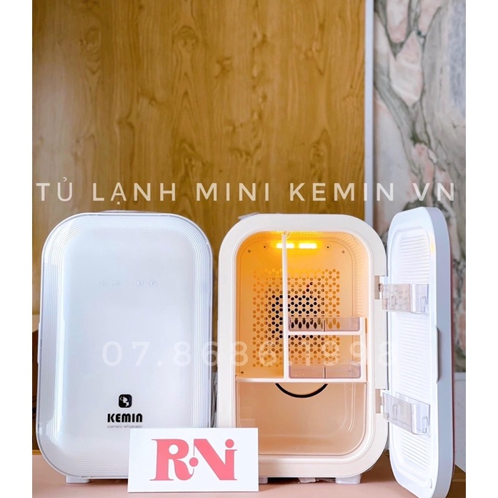 Tủ lạnh chỉnh nhiệt mini Kemin 15L  - Công Nghệ Chống Đọng Nước Mới Nhất